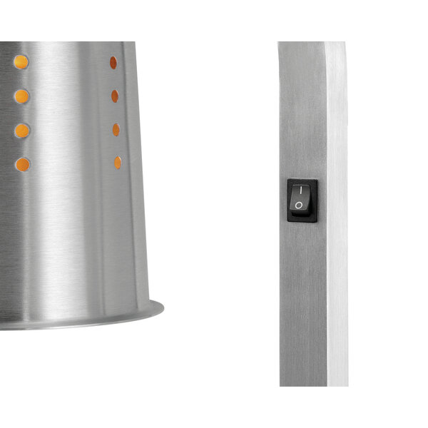 Warmtebrug | I2WL552 | 1/1 GN | 2 Infraroodlampen | 0-70°C | 0.55kW | 230V | GN-bak Max. 65mm