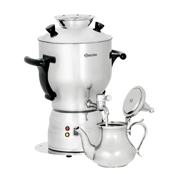 Samowar | 5L | 30-100°C | 2000W/230V | Inclusief 1L Theekan Met Theezeef