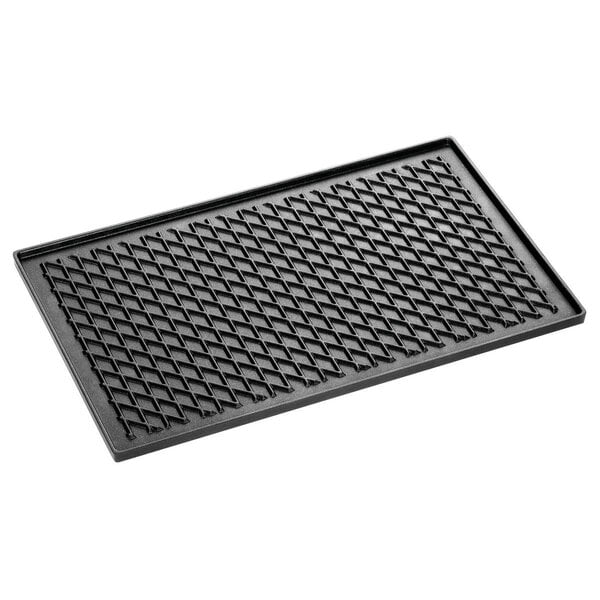 Grillplaat | 5300 | 1/1 GN | Geruit | Gegoten Aluminium | Met Sapgoot