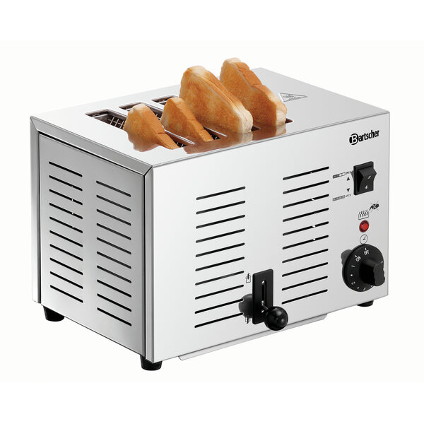Sleuftoaster | TS40 | 4 Sleuven | 1.8kW | 230V | Timer | Signaaltoon