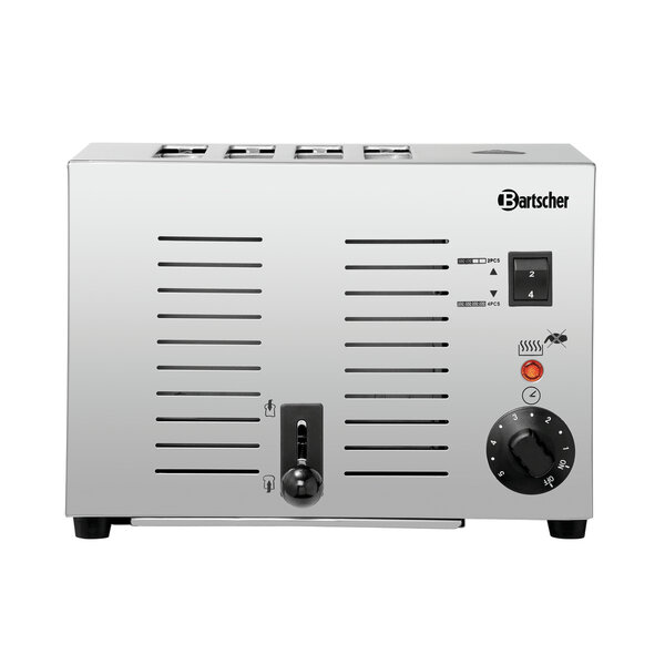 Sleuftoaster | TS40 | 4 Sleuven | 1.8kW | 230V | Timer | Signaaltoon