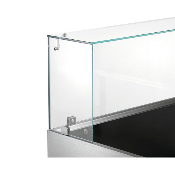 Glasplaat | VB Snackpoint 200 | Glas | Verkort, Met Voorboringen | 2 Stuks Per Verbinding