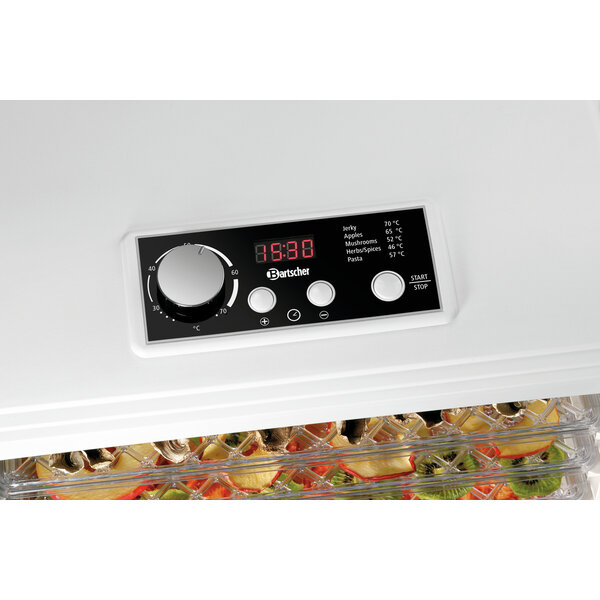 Droogautomaat | 120 | 12 Roosters | 30-70°C | Convectie | 500W, 230V
