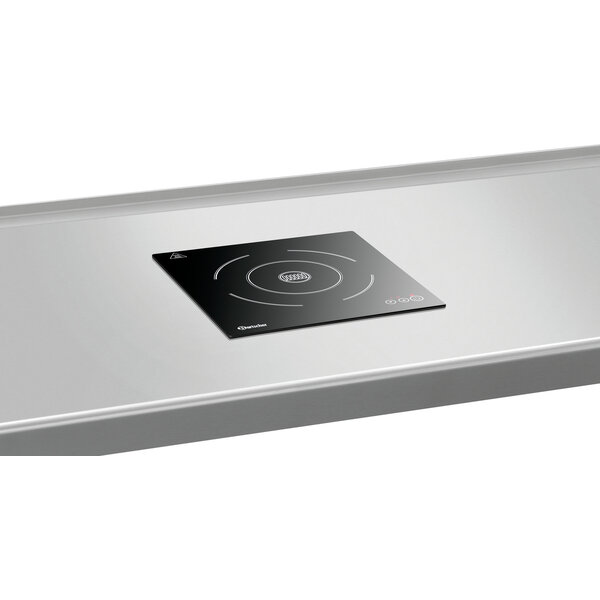 Inductiekookplaat | 351TC | 1 Kookpit Ø230mm | 3500W | 230V | 10 Vermogensniveaus | Touchbediening Met Digitaal Display | Geschikt Voor Inbouw