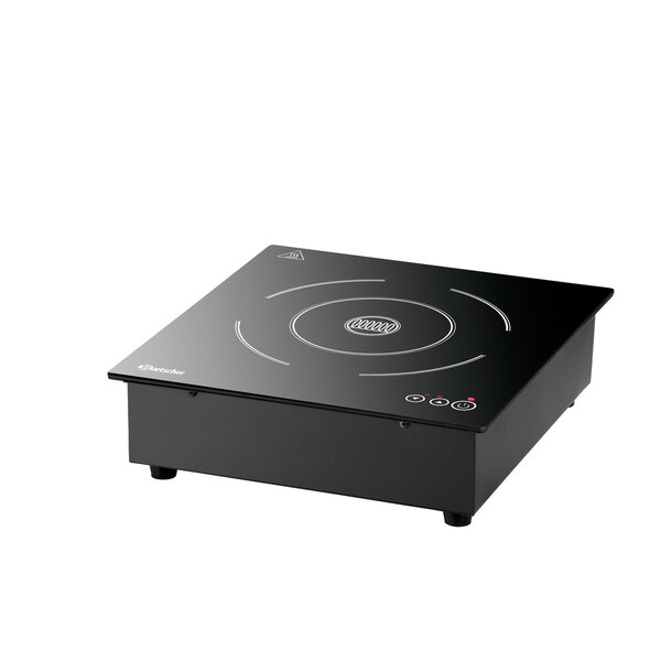 Inductiekookplaat | 351TC | 1 Kookpit Ø230mm | 3500W | 230V | 10 Vermogensniveaus | Touchbediening Met Digitaal Display | Geschikt Voor Inbouw