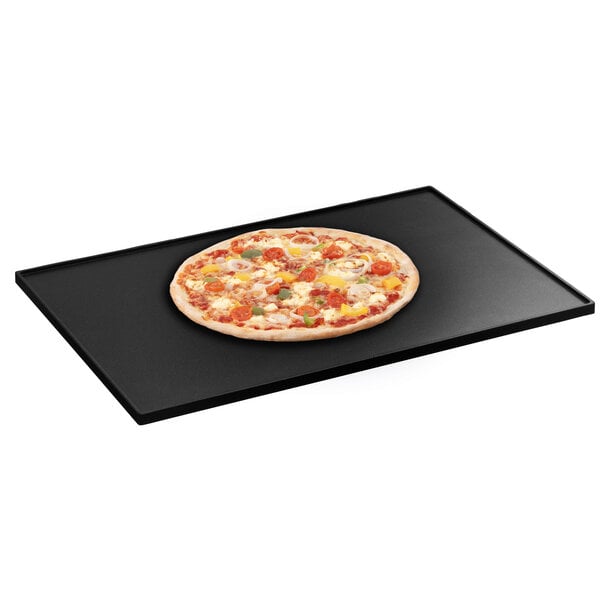 Omkeerbare Grillplaat | Gegoten Aluminium, Gecoat | Glad En Geribbeld | 600x400mm