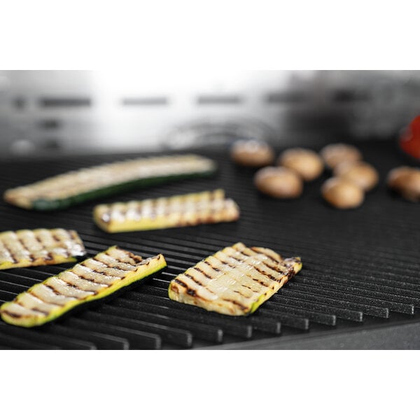 Omkeerbare Grillplaat | Gegoten Aluminium, Gecoat | Glad En Geribbeld | 600x400mm