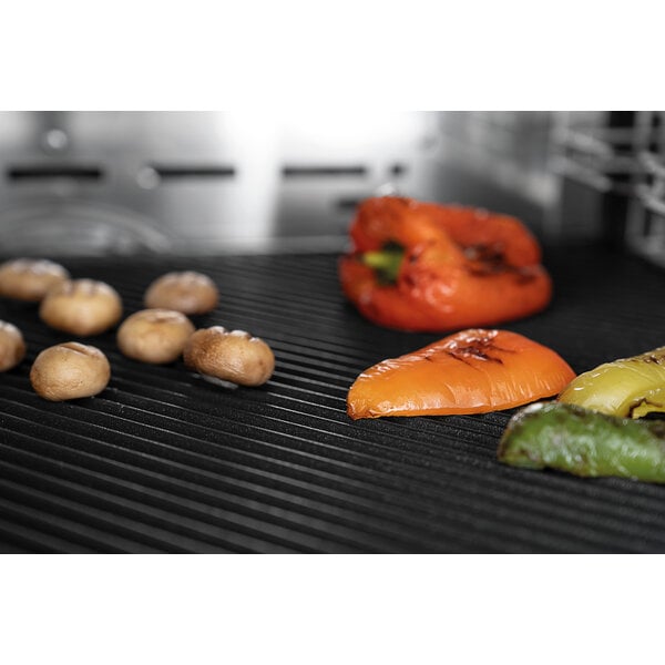 Omkeerbare Grillplaat | Gegoten Aluminium, Gecoat | Glad En Geribbeld | 600x400mm