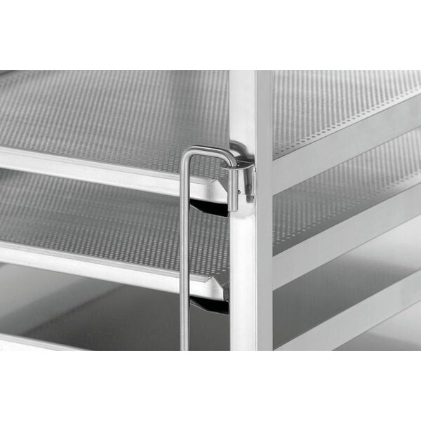 Euronormwagen | AEN700-6040 | 7 Geleiders | Euronorm 600x400mm | Tweezijdig Vulbaar | 8kg Per Geleider | 60kg | 4 Zwenkwielen, 2 Met Rem