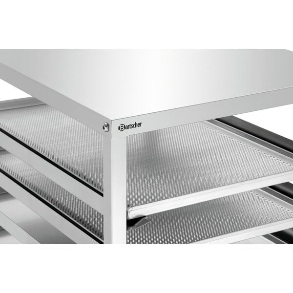 Euronormwagen | AEN700-6040 | 7 Geleiders | Euronorm 600x400mm | Tweezijdig Vulbaar | 8kg Per Geleider | 60kg | 4 Zwenkwielen, 2 Met Rem