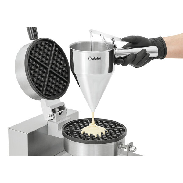 Wafelijzer | 1BWR 1750 | 1 Bakunit | Brusselse Wafel Rond Ø175mm | 50-300°C | 1000W, 230V