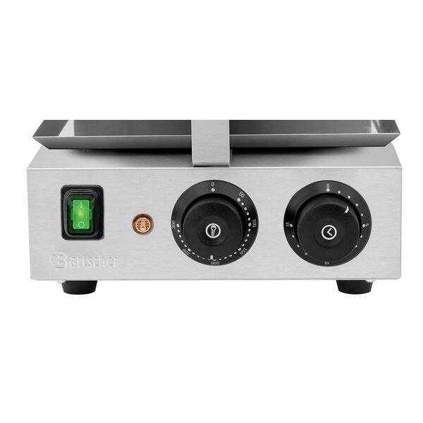 Wafelijzer | 1BWR 1750 | 1 Bakunit | Brusselse Wafel Rond Ø175mm | 50-300°C | 1000W, 230V