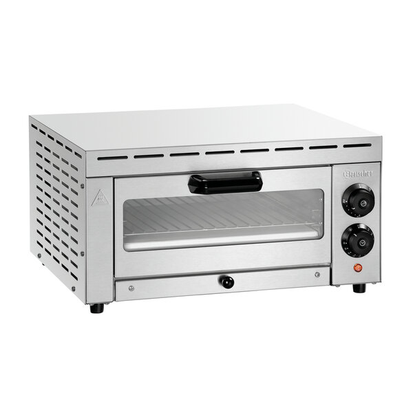 Pizzaoven | ST340 | 1 Pizza Ø33.5cm | 50-250°C | 1500W/230V | Bakkamer 342x345x70mm | Timer, Kijkvenster