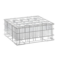 Bartscher Korf Voor Herbruikbare Bekers | 500x500x235(h)mm | 25 Vakken Van 90x90mm | Geschikt Tot 190mm Hoog | Afneembaar Deksel 