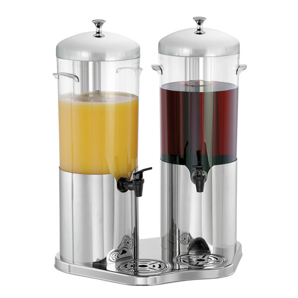 Drankendispenser | DEW5 Duo | 5+5L | IJsbuiskoeling | RVS/Kunststof