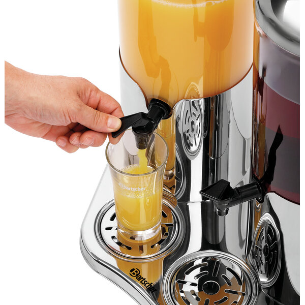 Drankendispenser | DEW5 Duo | 5+5L | IJsbuiskoeling | RVS/Kunststof