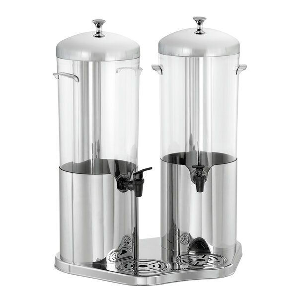 Drankendispenser | DEW5 Duo | 5+5L | IJsbuiskoeling | RVS/Kunststof