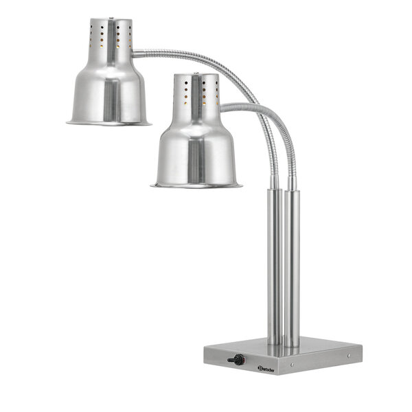 Warmtelamp | IWL500ST | 2 Infraroodlampen | 500W, 230V | Flexibele Lampenarmen | Vrije Hoogte Max. 520mm