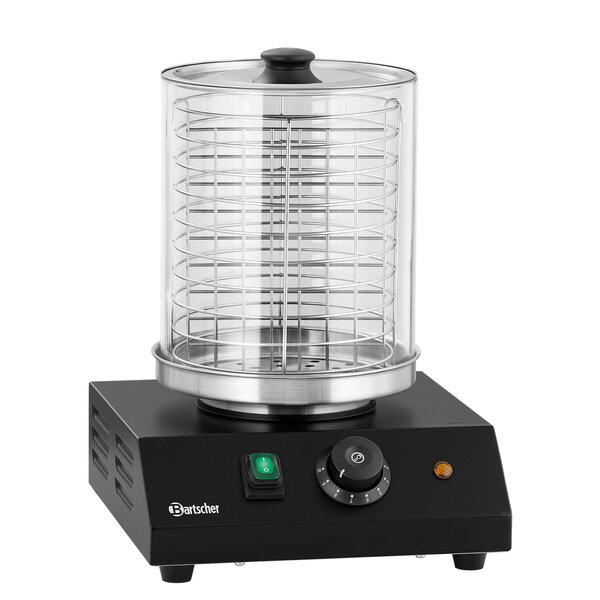 Hotdogkoker | E200-240 S | Glascilinder Ø200x240mm | Watertank 1.25L | 30-100°C | 450W/230V