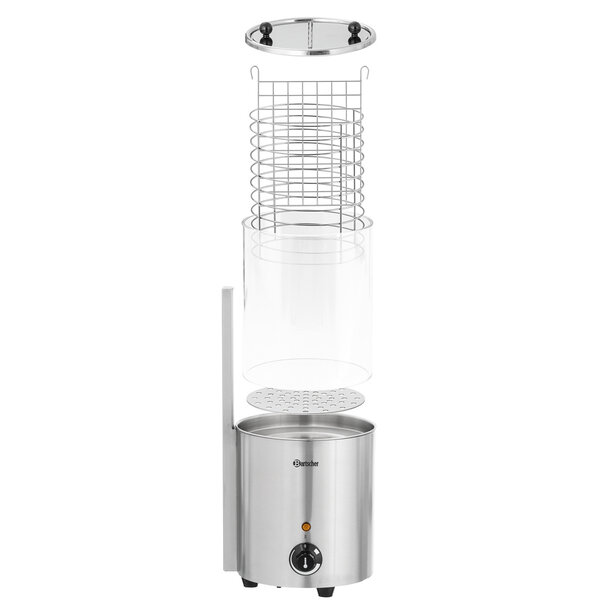 Hotdogkoker | B2000 | 0.7L Watertank | 30-95°C | 700W/230V | LED-Verlichting | Ø200x240(h)mm
