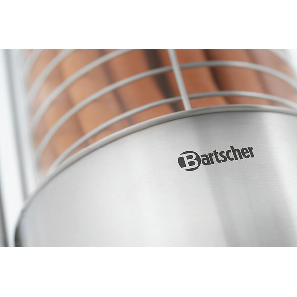 Hotdogkoker | B2000 | 0.7L Watertank | 30-95°C | 700W/230V | LED-Verlichting | Ø200x240(h)mm