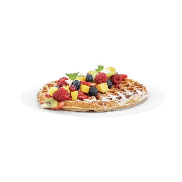 Wafelijzer | MDI 1BWR 1750 | 1 Bakunit | Brusselse Wafel Rond Ø175mm | 50-300°C | 1000W, 230V | Digitale Temperatuurregeling