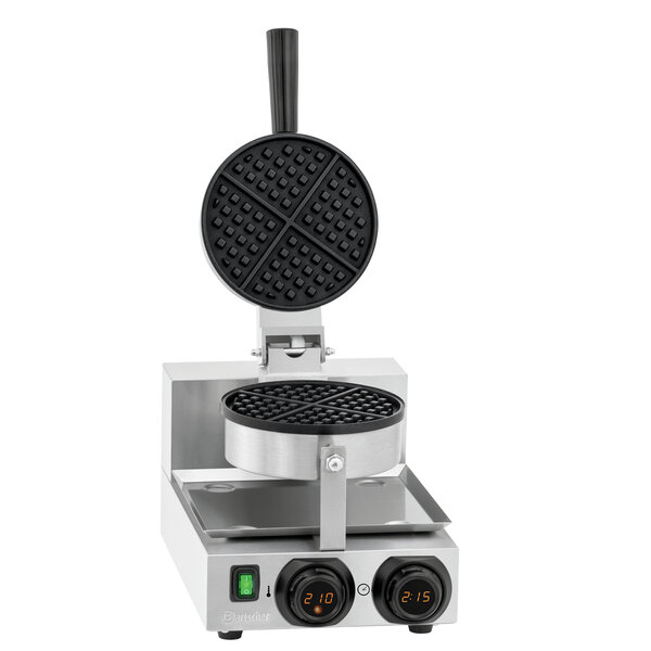 Wafelijzer | MDI 1BWR 1750 | 1 Bakunit | Brusselse Wafel Rond Ø175mm | 50-300°C | 1000W, 230V | Digitale Temperatuurregeling