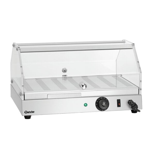 Warmhoudvitrine | BW10 | 1 Etage | 30-85°C | 0.25kW, 230V | Luchtbevochtiging, Toegang Aan Beide Zijden | Opstelvlak 475x335mm