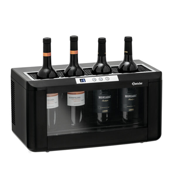 Wijnkoeler | 4FLS-10 | 4-5 Flessen | Thermo-elektrische Koeling | 1 Temperatuurzone | 5-18°C | LED-verlichting