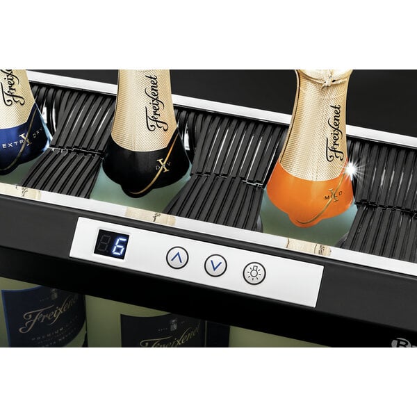 Wijnkoeler | 4FLS-10 | 4-5 Flessen | Thermo-elektrische Koeling | 1 Temperatuurzone | 5-18°C | LED-verlichting