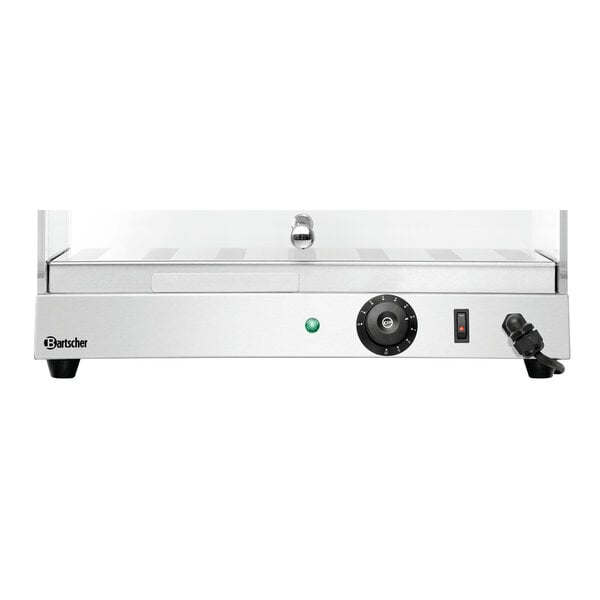 Warmhoudvitrine | BW20 | 2 Etages, 4 Klapdeuren | 30-85°C | 0.25kW, 230V | Luchtbevochtiging, Verwarming Onderste Niveau | Planchetten 475x335mm, Inwendige Hoogte 150mm Per Niveau