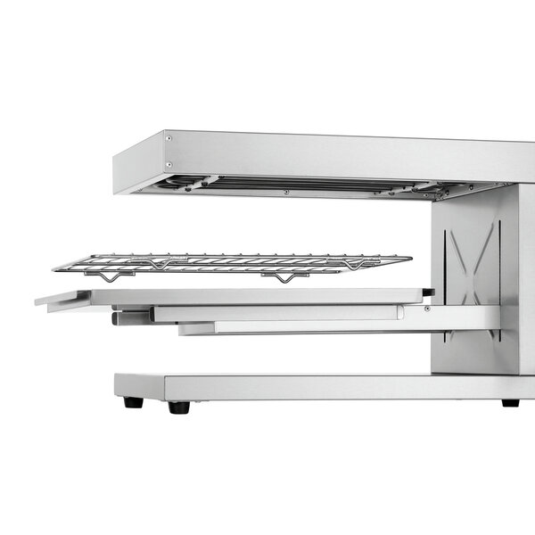 Salamander | 400-1Z-P | 1 Verwarmingszone | In Hoogte Verstelbaar Grillrooster 430x300mm | Stralingsverwarming | 2800W | 230V