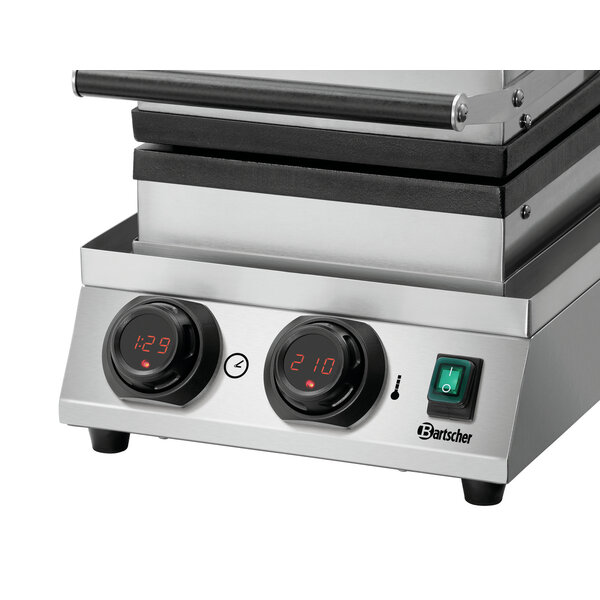 Wafelijzer | MDI 1BW-AL | Brusselse Wafel, 160x100x32mm | 50-300°C | 1800W | 230V