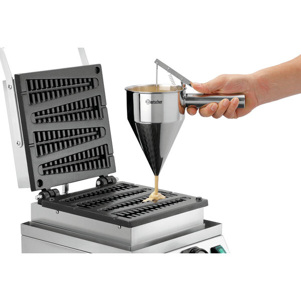 Wafelijzer | MDI Lolly 400 | 4 Driehoekige Lollywafels | 52x20x220mm | 50-300°C | 1800W, 230V