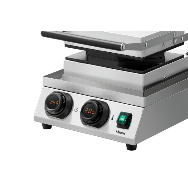 Wafelijzer | MDI Bubble 2070 | 1 Bakunit | Bubblewafel 207x176mm | 50-300°C | 1800W, 230V | Digitale Temperatuurregeling