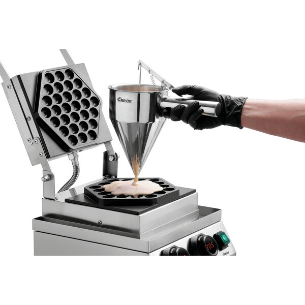 Wafelijzer | MDI Bubble 2070 | 1 Bakunit | Bubblewafel 207x176mm | 50-300°C | 1800W, 230V | Digitale Temperatuurregeling