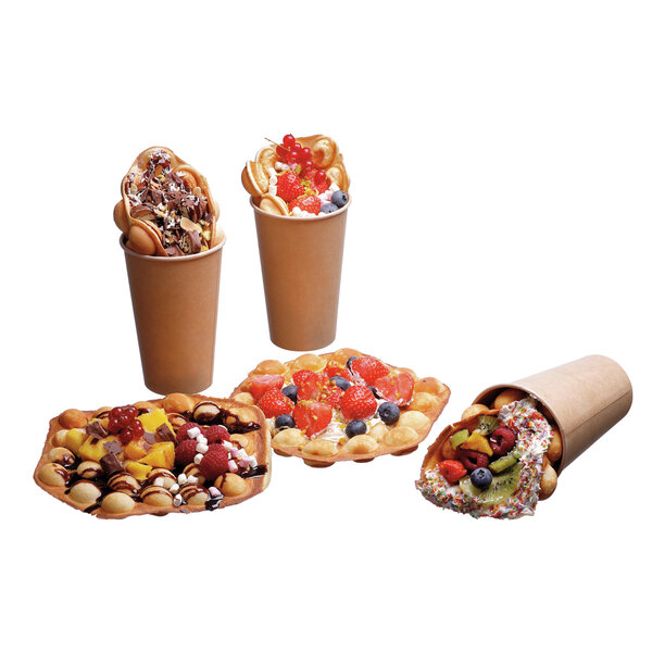 Wafelijzer | MDI Bubble 2070 | 1 Bakunit | Bubblewafel 207x176mm | 50-300°C | 1800W, 230V | Digitale Temperatuurregeling