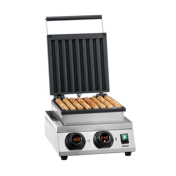 Wafelijzer | MDI Churros 2210 | 1 Bakunit, 8 Churros | Ø25x221mm | 50-300°C | 1.8kW, 230V