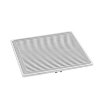 Bartscher Grillplaat | 900 | Geribbeld | Duplex RVS | Met Sapgoot