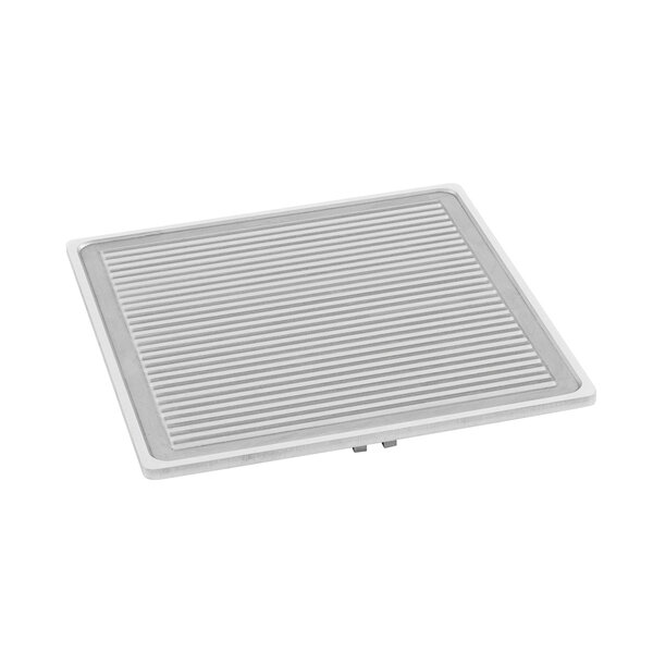 Grillplaat | 900 | Geribbeld | Duplex RVS | Met Sapgoot