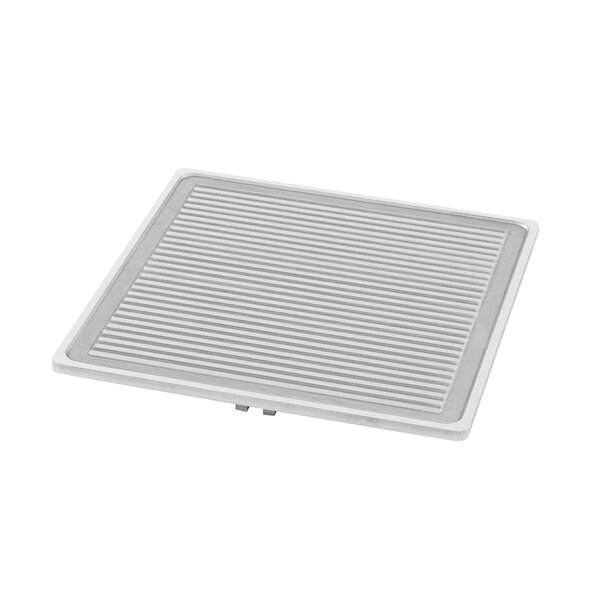 Grillplaat | 900 | Geribbeld | Duplex RVS | Met Sapgoot
