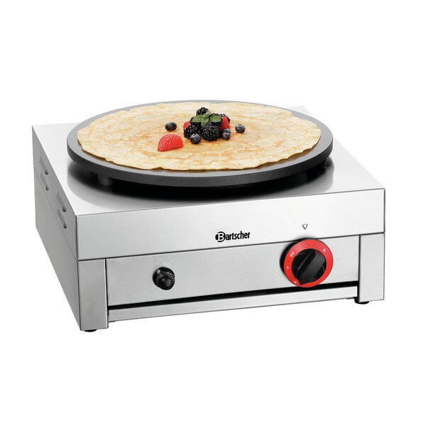 Crêpebakplaat | 1CP400G | Gas | 1 Plaat Ø400mm | 3kW | 150-300°C