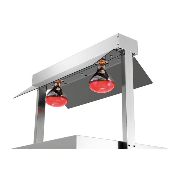 Warmtebrug | I2WL801 | 2x1/1 GN | 2 Afzonderlijk Regelbare Zones | 30-85°C | 0.8kW, 230V | 2 Infraroodlampen | Hoestscherm