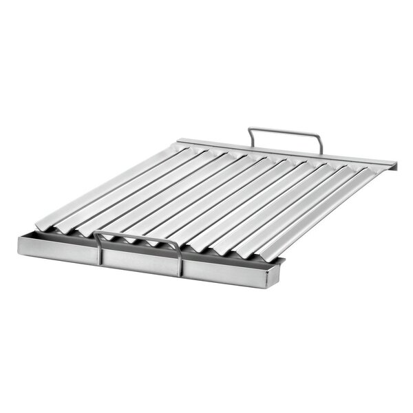 Grillrooster | LVG650Snack | V-Rooster Voor Vlees | RVS Met Vetopvangbak | 325x500mm