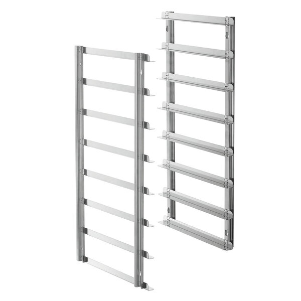 Steunrails | SST10110 | Voor Roosters 600x400mm | 8 Roosters | 96mm Afstand | CNS 18/10 | Voor Combisteamer 10x1/1 GN Silversteam