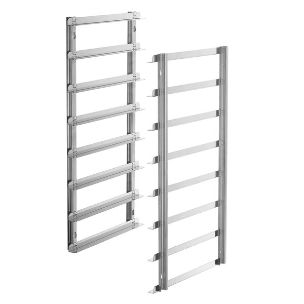 Steunrails | Silversteam2 | Voor Combistomer 10x1/1 GN | 8 Niveaus | 600x400mm | 96mm Tussenruimte | CNS 18/10
