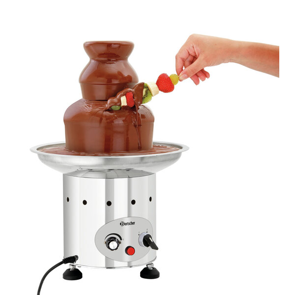 Chocoladefontein | SB 325-1 | Inhoud 2.5kg | Temperatuur Tot 68°C | 325W, 230V | Afneembare Vaatwasmachinebestendige Cascade-elementen