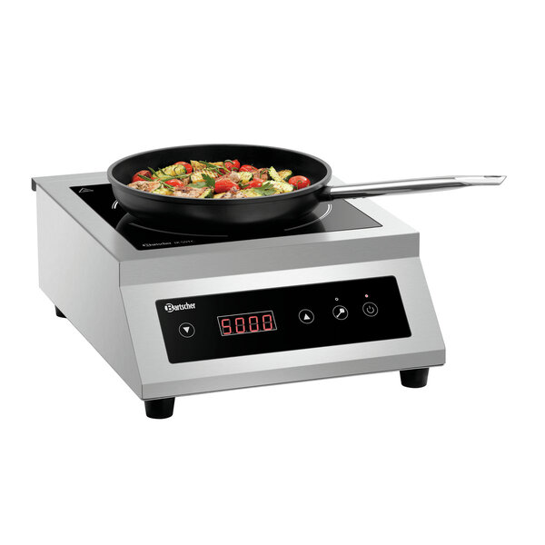 Inductiekookplaat | IK 50TC | 1 Kookzone | 280mm | 10 Vermogensstanden | 5kW, 400V | 330x300mm Kookveld