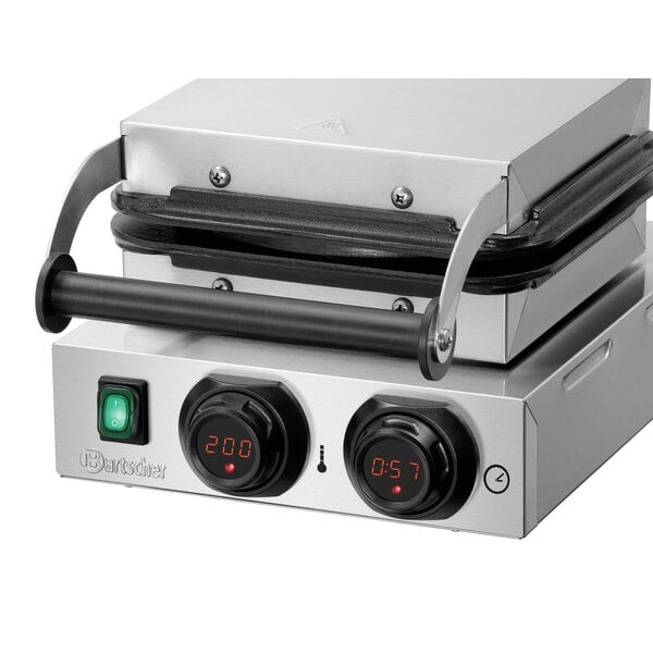 Wafelijzer | MDI 1HW211 | 1 Bakunit, Hartvormige Wafel | Ø210mm, 16mm Hoog | 50-300°C | 2.2kW, 230V