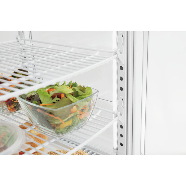 Mini-Koelvitrine | 75L2T | 75L | 2-12°C | Convectiekoeling | 3 Planchetten | Dubbelzijdige Toegang | Wit | Energieklasse B